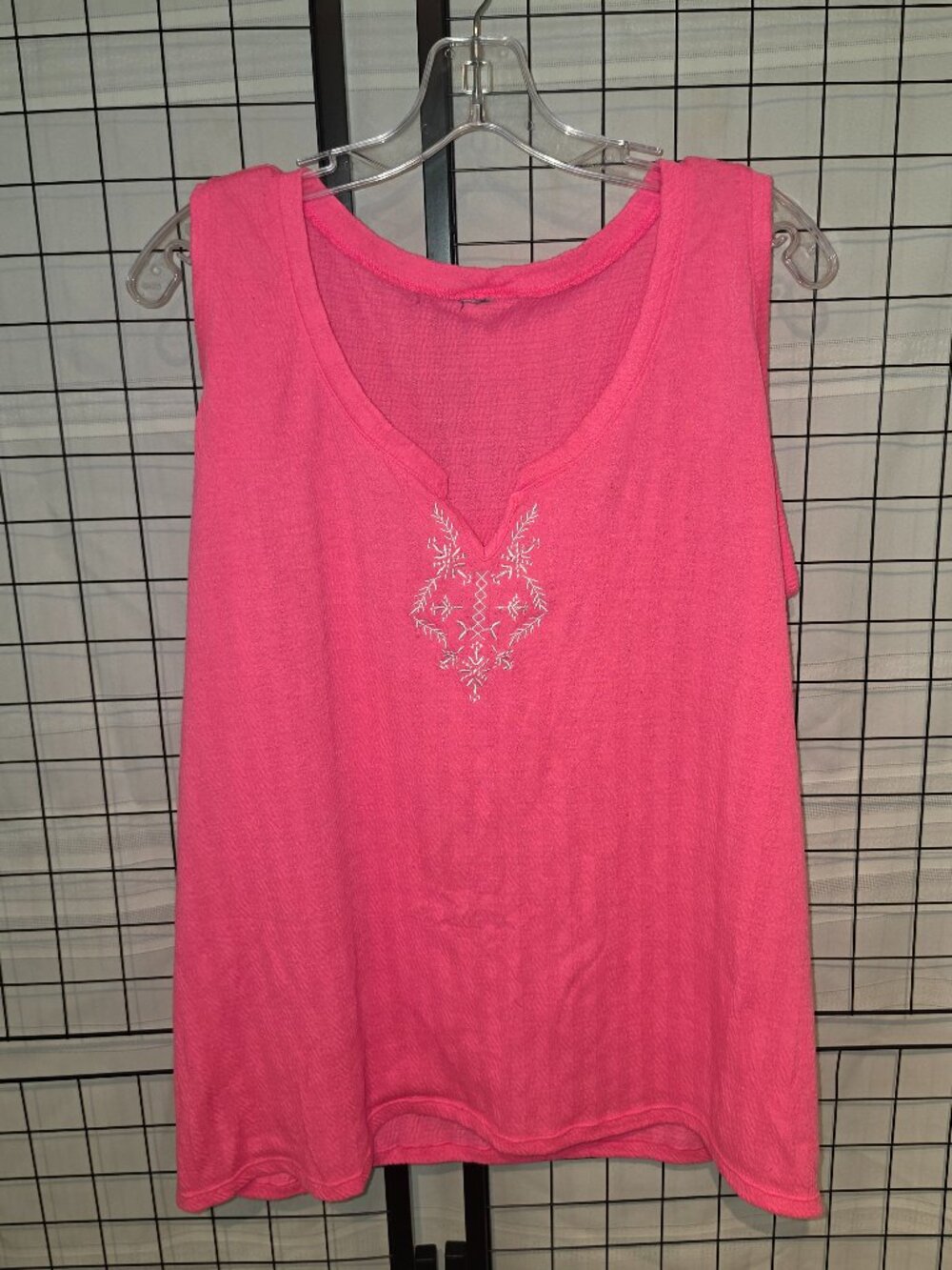 PINK CREPE TANK